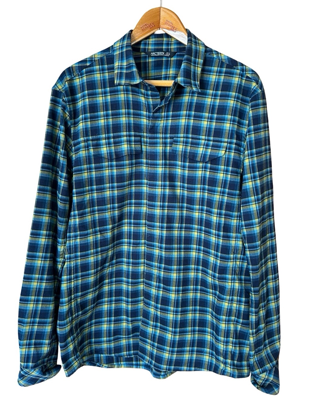 Arc'teryx Gryson Plaid Flannel Shirt Snap Closure Men’s L